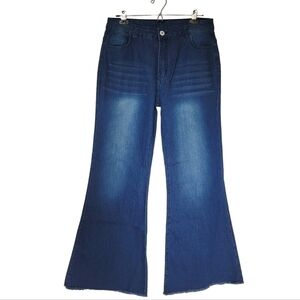 High Waist Bell Bottom Jeans